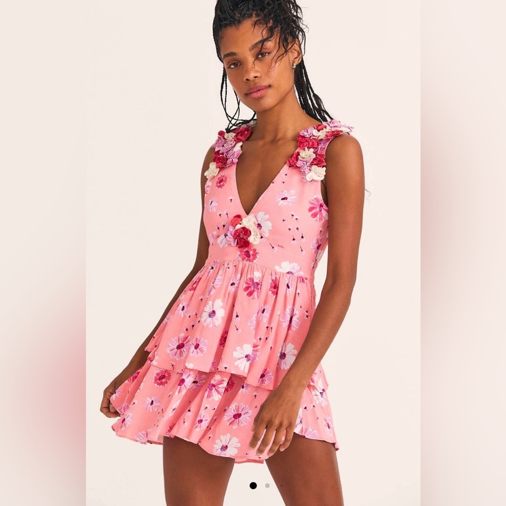 LoveShackFancy Shayna Mini Dress